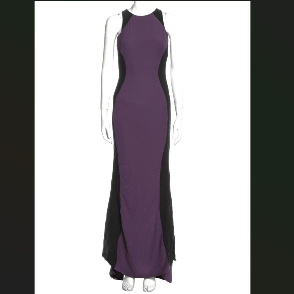 Nha Khanh colorblock formal dress